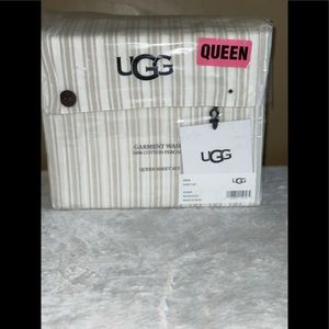 UGG garment washed queen sheet set